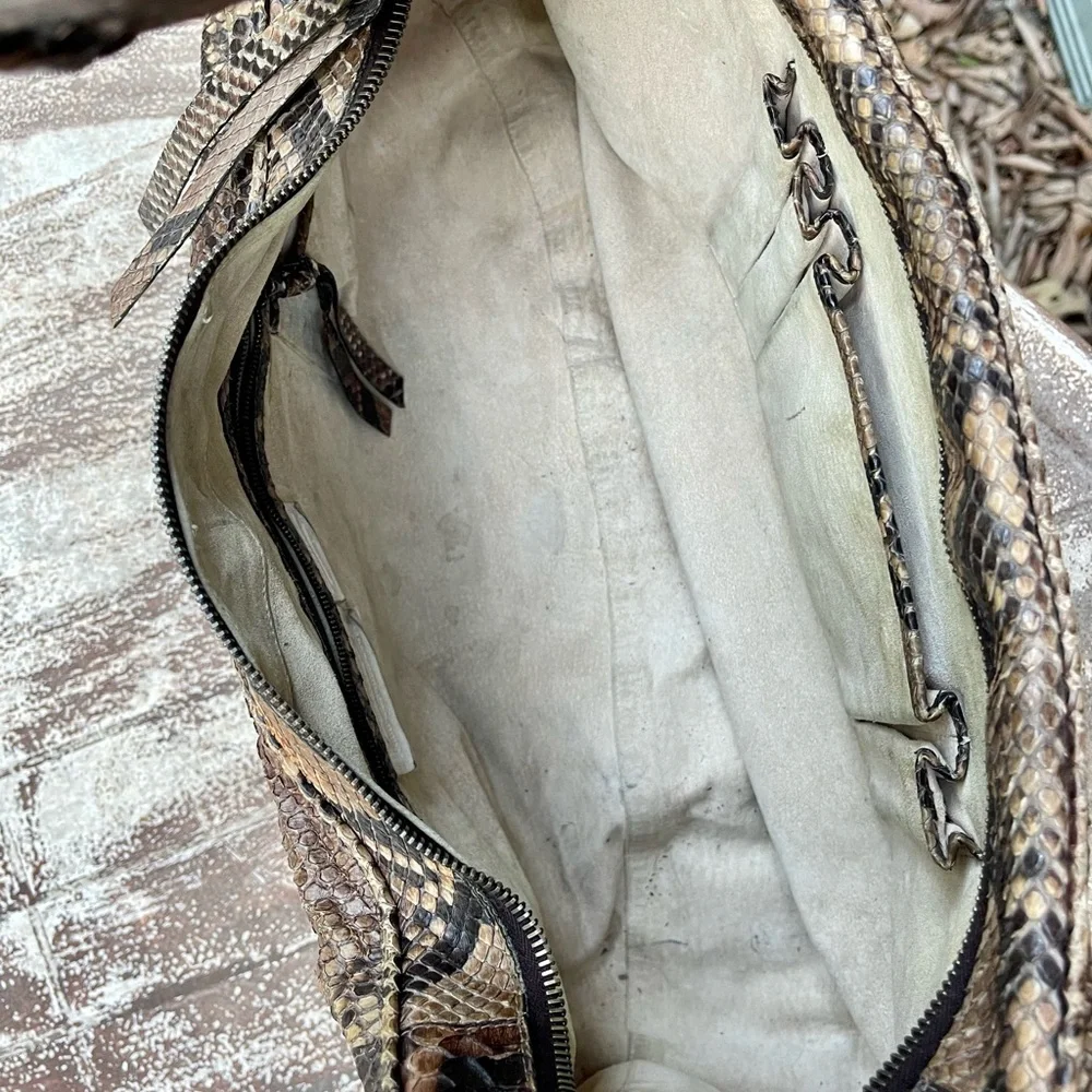Nancy Gonzalez Reticulated Python Large Hobo Bag - Picture 7 of 8